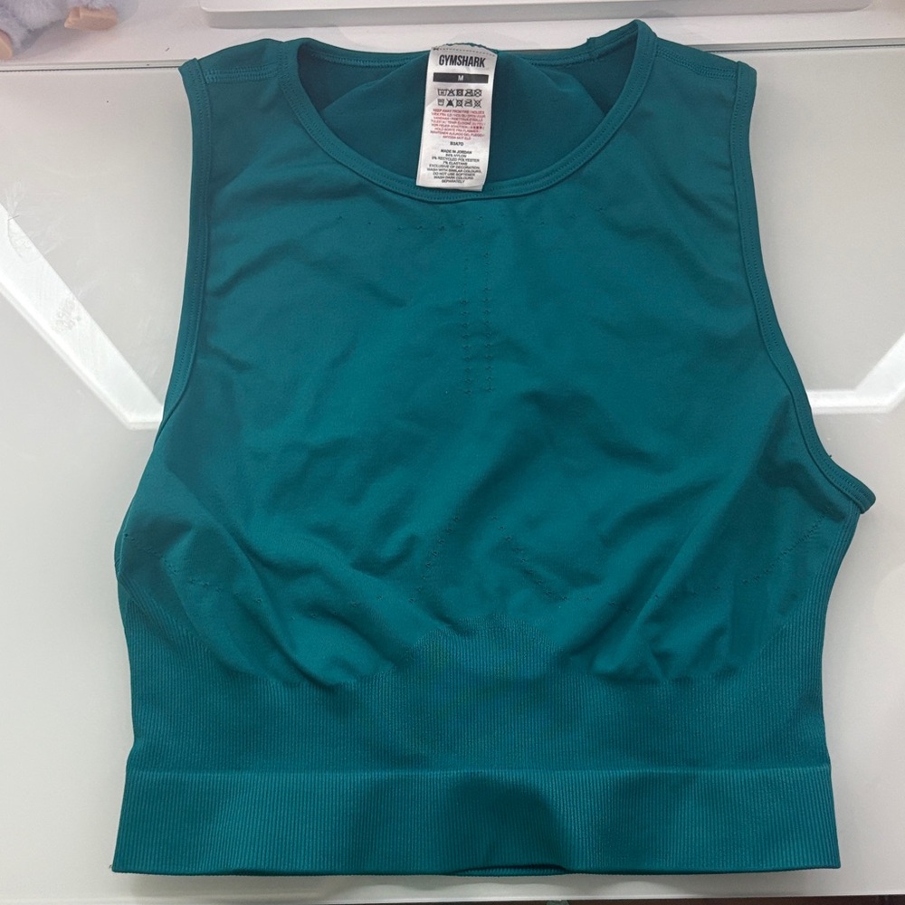 Gymshark Turquoise Tank Top